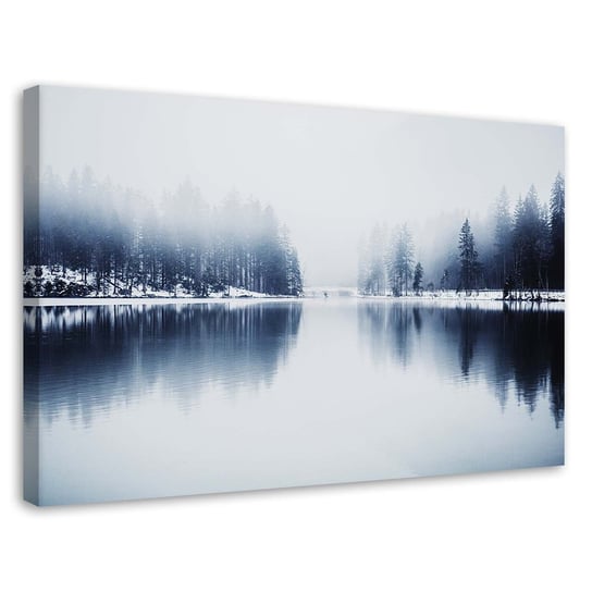 Feeby Obraz na płótnie Jezioro zimą - Nikita Abakumov 90x60 Feeby