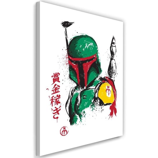 Feeby Obraz na płótnie Łowca nagród Boba Fett 80x120 Feeby