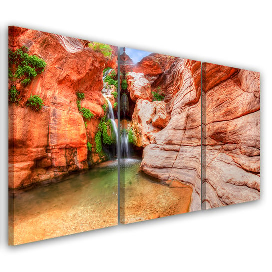 Feeby Obraz trzyczęściowy na płótnie, FEEBY Wielki Kanion Krajobraz obraz 150x100 Feeby