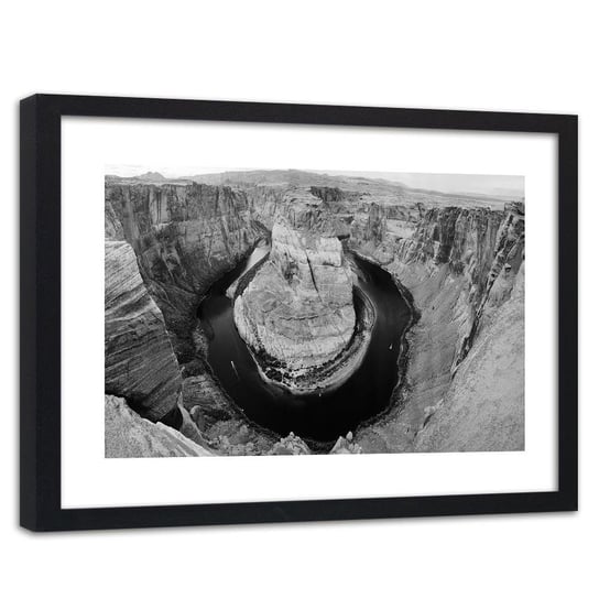 Feeby, Obraz w ramie czarnej, Widok na wielki kanion 2, 120x80 cm Feeby