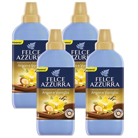 Felce Azzurra Koncentrat do płukania tkanin - Olejek arganowy i wanilia 600 ml x4 Felce Azzurra