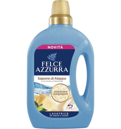 Felce azzurra sapone di aleppo - włoski płyn do prania z mydłem aleppo 1,5 l Felce Azzurra