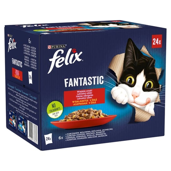 Felix Fantastic Wiejskie Smaki w galaretce: 24x85g Felix