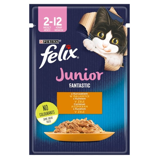 Felix Junior kurczak w galaretce - saszetka 85g Felix