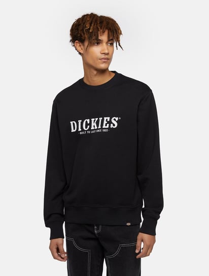felpa uomo dickies script sweatshirt - dk0a85sv blk1 Inna marka