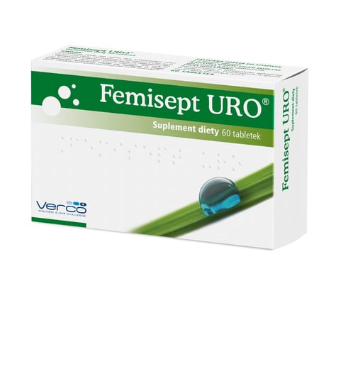Femisept Uro, suplement diety, 60 tabletek Verco