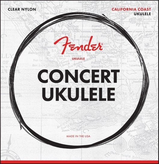 'Fender Concert Ukulele Strings - Struny Do Ukulele 073-0090-403' Fender