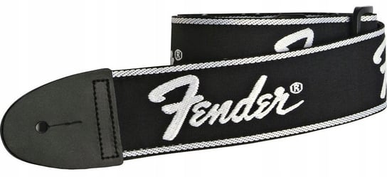 'Fender Running Logo Strap, Black - Pas Gitarowy Fender 099-0671-000' Fender