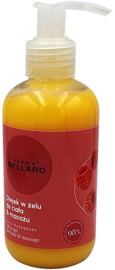 Fergio Bellaro, Olejek w żelu do ciała & masażu, Juicy Raspberry, 170 ml Fergio Bellaro