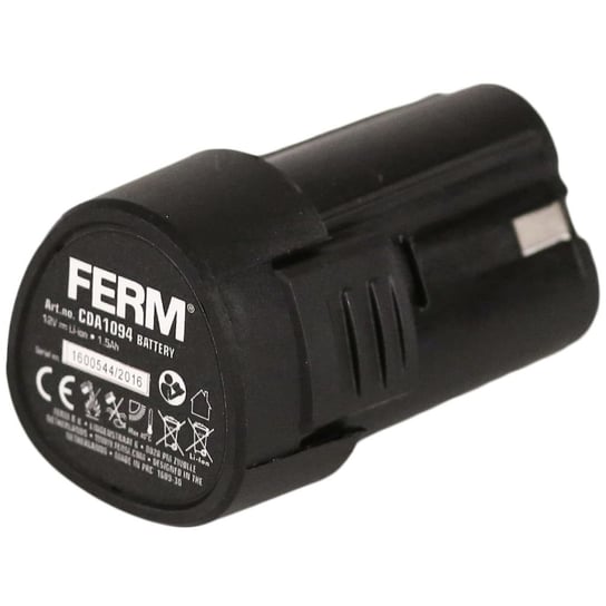 FERM Akumulator litowo-jonowy, 12 V, 1,5 Ah, CDA1094 FERM