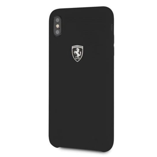 Ferrari, Etui, FEOSIHCI65BK, iPhone Xs Max, czarny Silicone Off track Ferrari