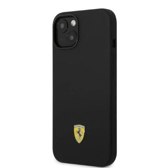 Ferrari FEHMSIP14MBK iPhone 14 Plus 6,7" czarny/black hardcase Silicone Metal Logo Magsafe Ferrari