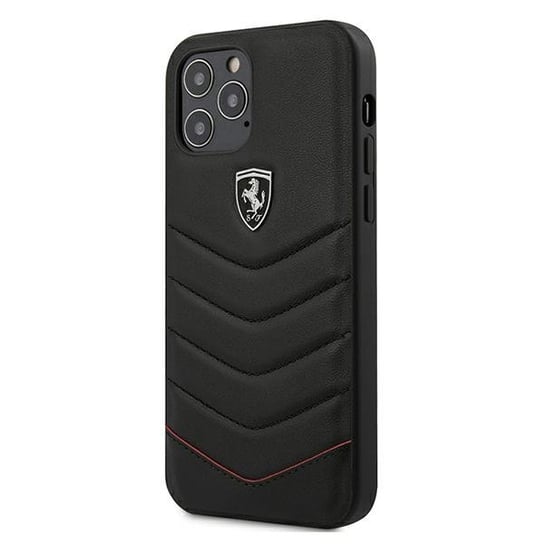 Ferrari FEHQUHCP12LBK iPhone 12 Pro Max 6,7" czarny/black hardcase Off Track Quilted Ferrari