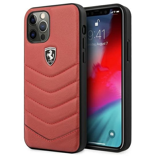 Ferrari FEHQUHCP12LRE iPhone 12 Pro Max 6,7" czerwony/red hardcase Off Track Quilted Ferrari