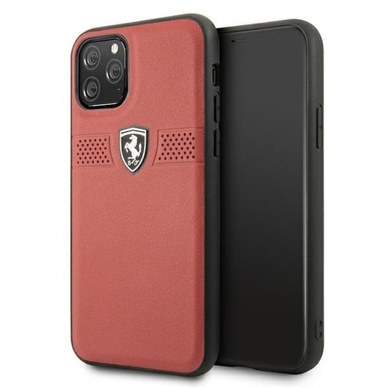 Ferrari FEOBAHCN58RE iPhone 11 Pro 5,8" czerwony/red hardcase Off Track Leather Ferrari