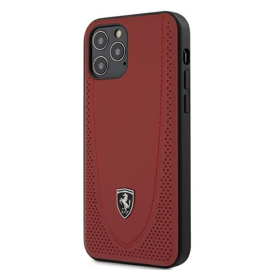Ferrari FEOGOHCP12MRE iPhone 12/12 Pro 6,1" czerwony/red hardcase Off Track Perforated Ferrari