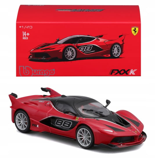 Ferrari Fxx K 1:43 Bburago Signature 18-36906 Czerwony Model Samochodu Bburago