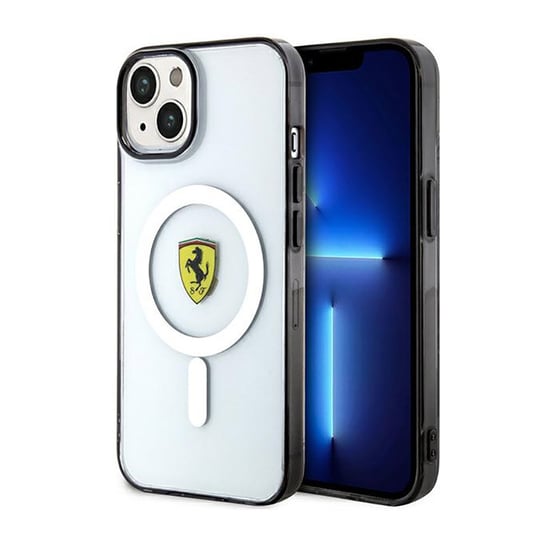 Ferrari Outline Magsafe - Etui Iphone 14 (Przezroczysty) Ferrari