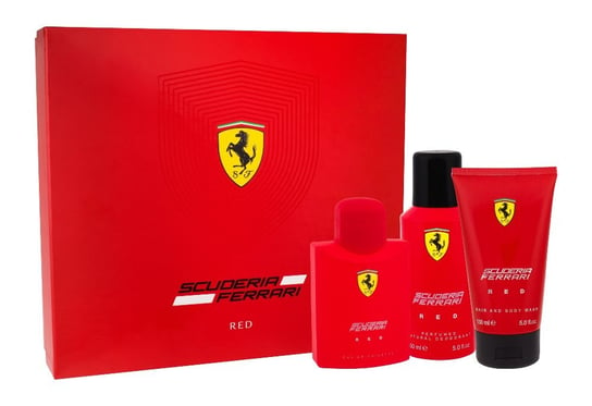Ferrari, Scuderia Red, zestaw kosmetyków, 3 szt. Ferrari