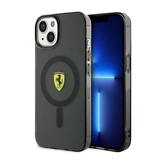 Ferrari Translucent Magsafe - Etui Iphone 14 (Czarny) Ferrari