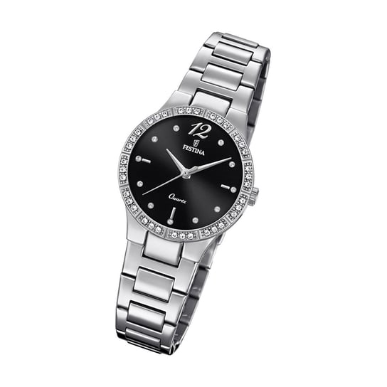 Festina zegarek damski Mademoiselle F20240/2 zegarek na rękę ze stali nierdzewnej srebrny UF20240/2 Festina