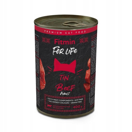 FFL cat karma mokra dla kota z wołowiną 400g FITMIN