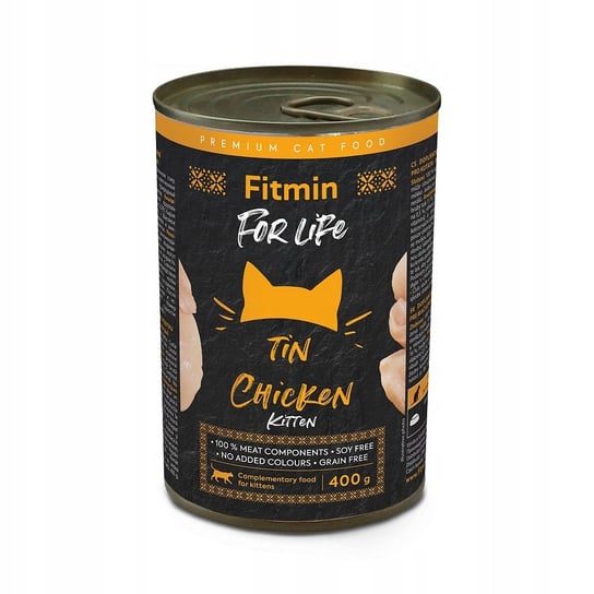 FFL cat karma mokra z kurczakiem dla kociąt 400g FITMIN