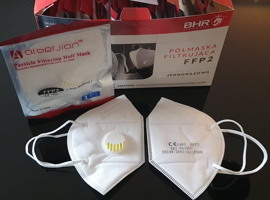 FFP2 z zaworkiem półmaska filtrująca maska ochronna /BHR HealthCare Healthcare
