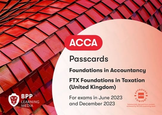 FIA Foundations in Taxation FTX FA2022: Passcards BPP Learning Media