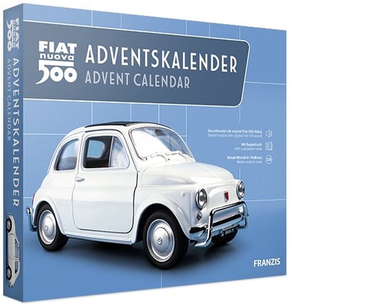 Fiat 500 kalendarz adwentowy Franzis
