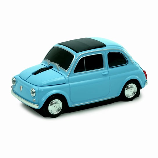 Fiat 500 - niebieski - Mysz bezprzewodowa samochód Autodrive Automouse
