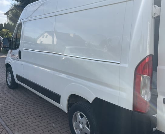 FIAT DUCATO III - Listwy CHROM Boczne Drzwi 4 szt Martig