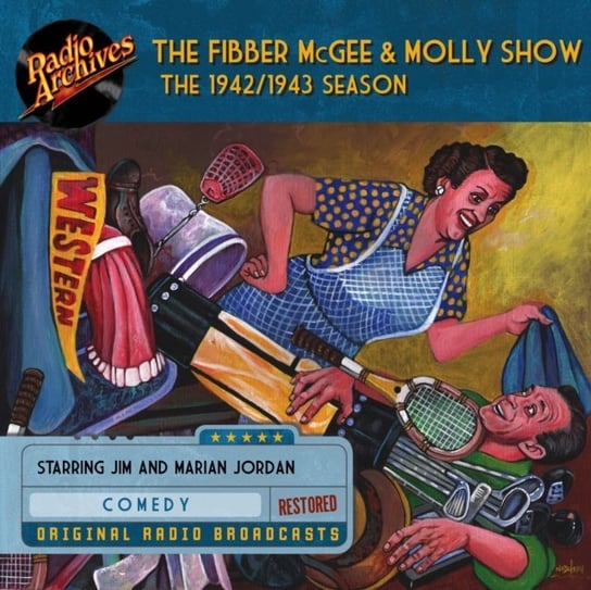 Fibber McGee and Molly Show 1942-1943 Season Don Quinn, Jim Jordan, Marian Jordan