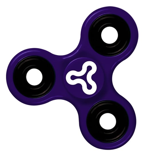 Fidget Spinner, gra zręcznościowa Trick Spin, fioletowy TM Toys