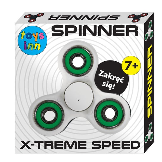 Fidget Spinner x-treme speed, biały, Stnux Stnux
