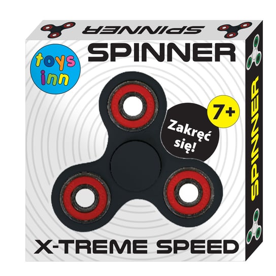 Fidget Spinner x-treme speed, czarny, Stnux Stnux
