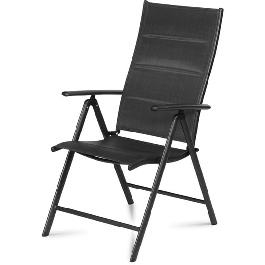Fieldmann, Krzesło ogrodowe FDZN 5016, regulowane, czarne, 2 sztuki Fieldmann