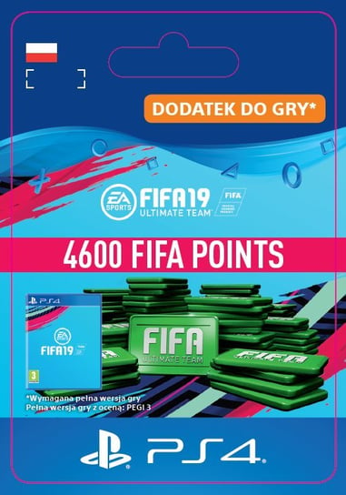 FIFA 19 4600 FIFA Points Sony