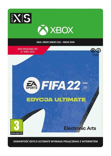 FIFA 22 Edycja Ultimate Xbox One/X/S Microsoft Corporation