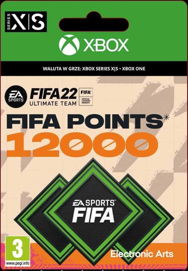 FIFA 22 Ultimate Team Points (12000 punktów) Microsoft Corporation