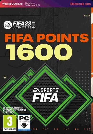 FIFA 23 Ultimate Team Points 1600 PC - kod Electonic Arts Polska