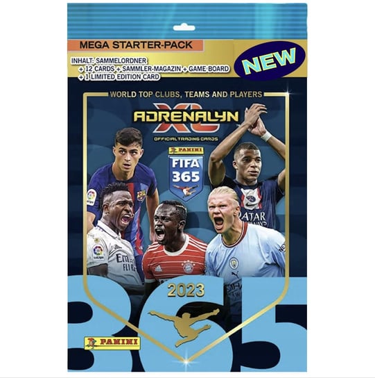 FIFA 365 Adrenalyn XL 2023 Mega Zestaw Startowy 12 kart + 1 limited Panini