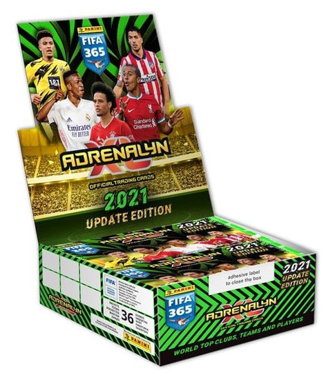 FIFA 365 Adrenalyn XL Box 36 Saszetek z Kartami Update Edition Panini S.p.A
