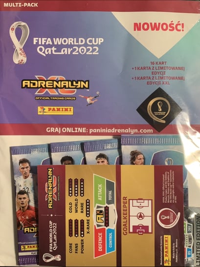 FIFA World Cup Qatar 2022 Adrenalyn XL Multipack z Kartą XXL Panini