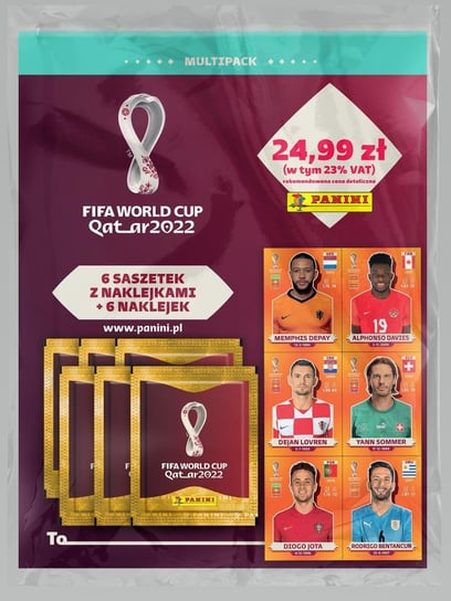 FIFA World Cup Qatar 2022 Multipack Naklejki Panini S.p.A