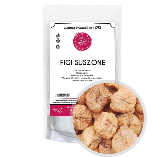 Figi Suszone Premium 100% Naturalne - 1kg Świeżość i Smak Natury Winoszarnia
