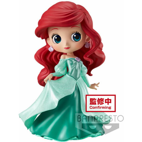 Figura Ariel Princess Dress Glitter Line Disney Characters Q Posket 14Cm Banpresto