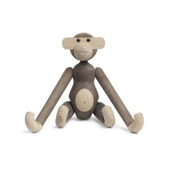 Figura KAY BOJESEN Małpka, drewno dębowe wędzone, 20 cm Kay Bojesen