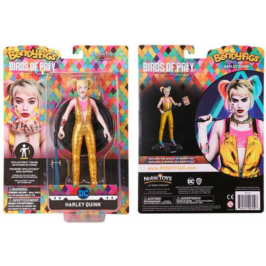 FIGURA MALEABLE BENDYFIGS HARLEY QUINN DC COMICS 19CM Noble Collection