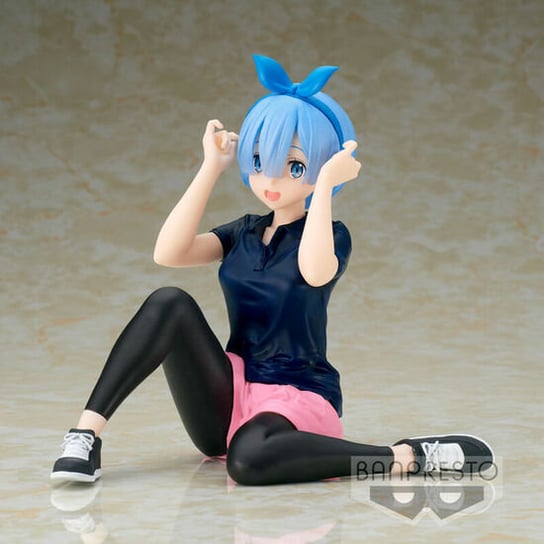 FIGURA REM TRAINING STYLE RELAX TIME RE:ZERO STARTING LIFE IN ANOTHER WORLD 14CM Banpresto